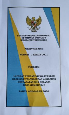 LAPORAN PERTANGGUNG JAWABAN APBDes 2020