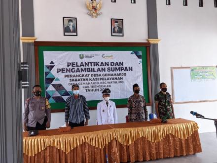 PELANTIKAN PERANGKAT DESA KASI PELAYANAN