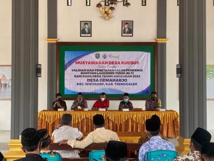 MUSYAWARAH DESA KHUSUS VALIDASI DAN PENETAPAN BLT DD TAHUN 2022